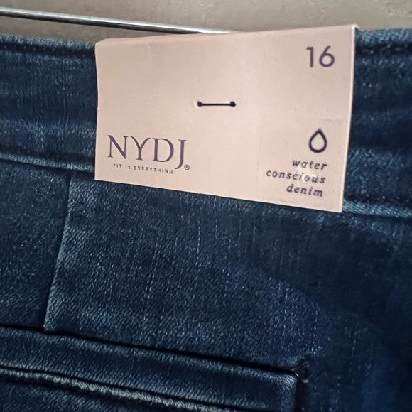 NYDJ Blue Ankle Cropped Jeans - Picture 3 of 5